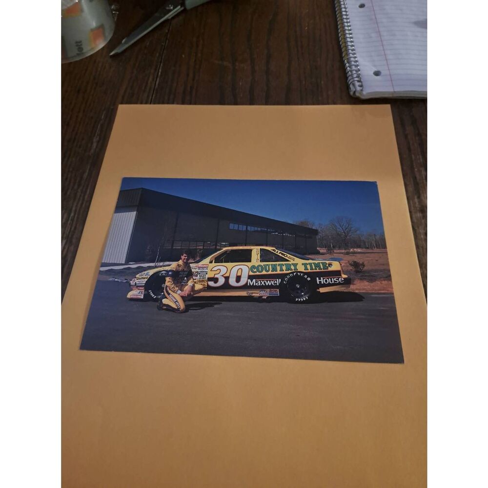 Vintage Michael Waltrip Country Time Racing Driver Card 8x5.5 NASCAR